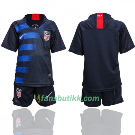 Fotballdrakt USA Barn Bortetrøye 2018-2019 Kortermet